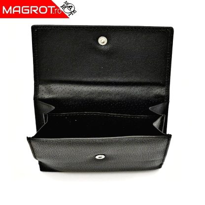 Portofel dama, din piele naturala, Hasssion j017 negru, Magrot 13806 - imagine 7
