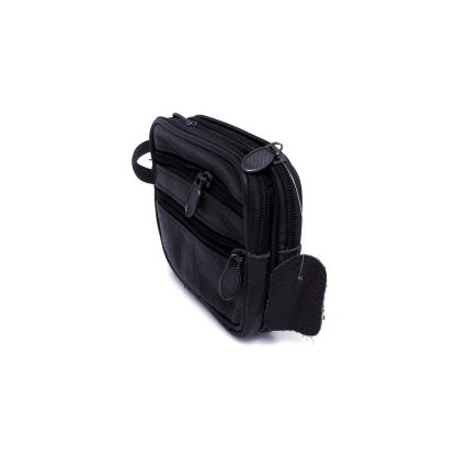 Borseta mica de mana,, din piele naturala, 13/11 negru, Magrot, 2311 - imagine 2