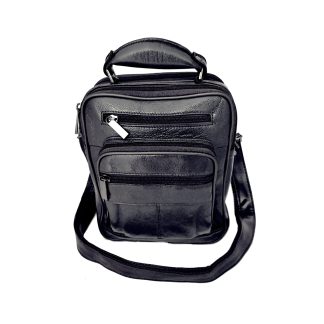 Borseta business din piele naturala 22 x19 negru Magrot 13958