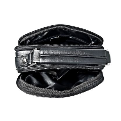 Borseta Magrot de lux din piele naturala 23/19 negru 7015 - imagine 5