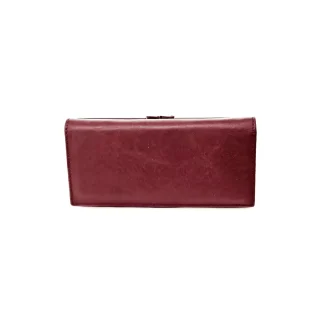 Portofel Dama, Hassion, Piele Naturala 1519 visiniu | Magrot Shop