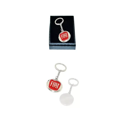 Breloc Fiat, premium, metalic, in cutie, Magrot 20321 Fiat - imagine 3