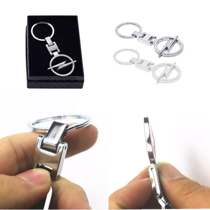 Breloc Opel 3d, din metal inoxidabil, ambalat in cutie, Magrot 20384 Opel - imagine 2