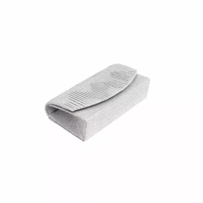 Geanta plic pentru ocazii si petreceri, argintiu, sclipici, 20x10 cm, Magrot 20301 - imagine 5