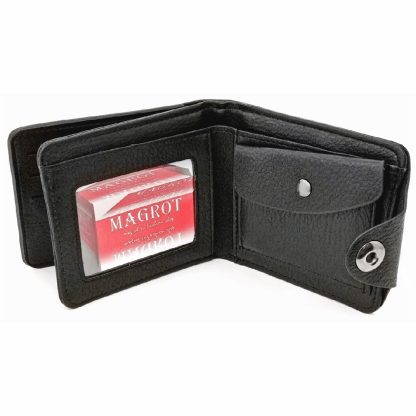 Portofel Mercedes-Benz barbatesc, negru, din piele , Magrot 13922 - imagine 2