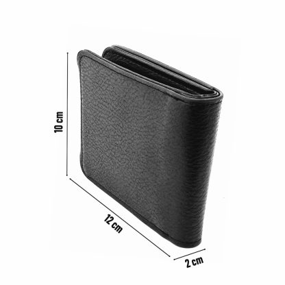 Portofel Audi barbatesc, negru din piele, MAGROT 920 - imagine 4