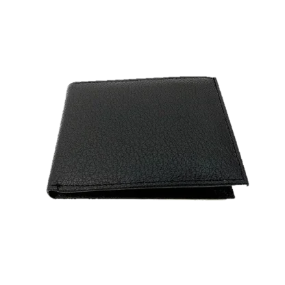 Portofel barbatesc slim din piele naturala, F051,,negru, 12/10