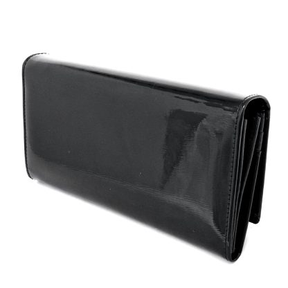 Portofel din piele naturala lacuita, negru, Magrot bc51 Magrot 13884 - imagine 3