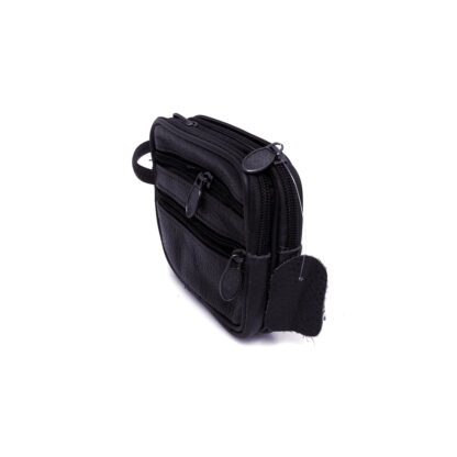 Borseta mica de mana,, din piele naturala, 13/11 negru, Magrot, 2311 - imagine 2