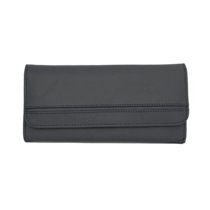 Portofel de dama din piele naturala, negru, 19/9 Magrot G015 13935