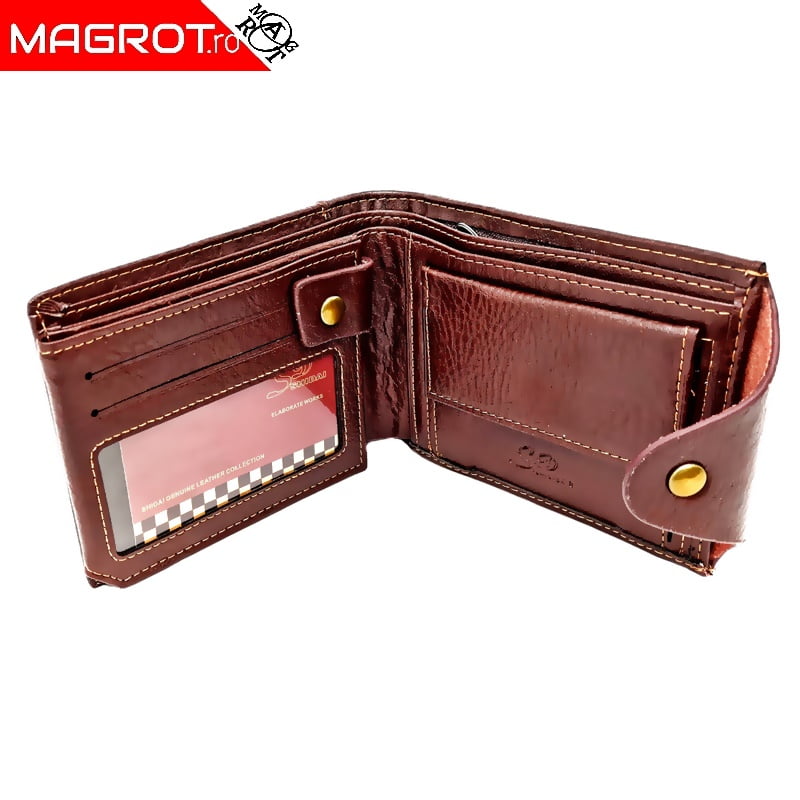 Portofel shidai 539 maro - imagine 3