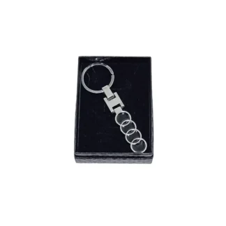 Breloc Audi premium, din metal inoxidabil, ambalat in cutie, Magrot 20386 Audi