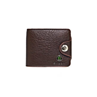 Portofel barbatesc, Skoda maro, din piele, cu sigla Skoda,12 x 10 x 2 cm, Magrot 20048