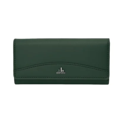 Portofel dama din piele naturala, verde pal, Magrot shop 25062