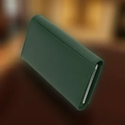 Portofel dama din piele naturala, verde pal, Magrot shop 25062 - imagine 5
